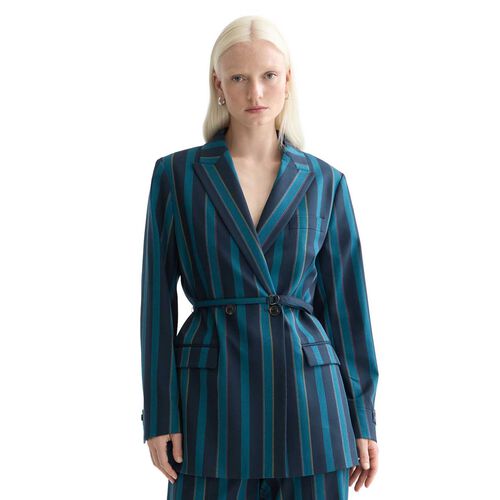 Scotch & Soda Blanket Stripe Double Breasted Blazer